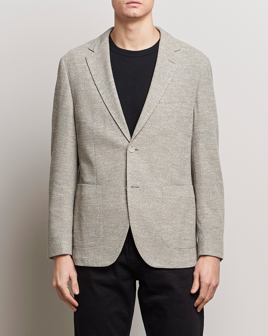 Herren | Business & Beyond | BOSS BLACK | Jaye Regular Fit Jersey Blazer Light Beige