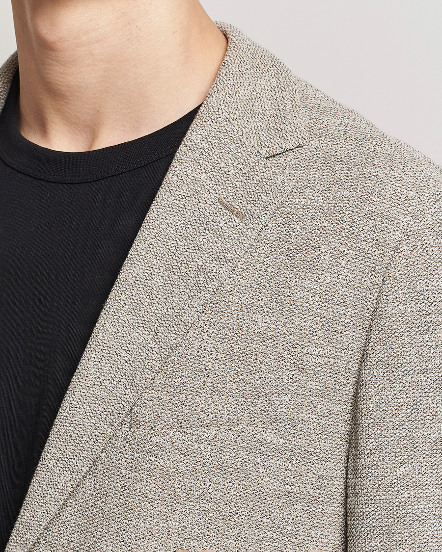 Herren | Sakkos | BOSS BLACK | Jaye Regular Fit Jersey Blazer Light Beige