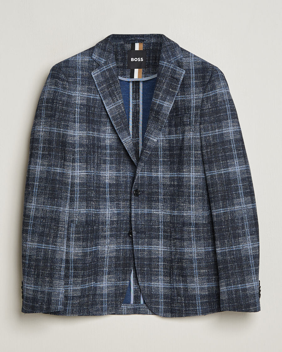 Hugo boss deals checked blazer
