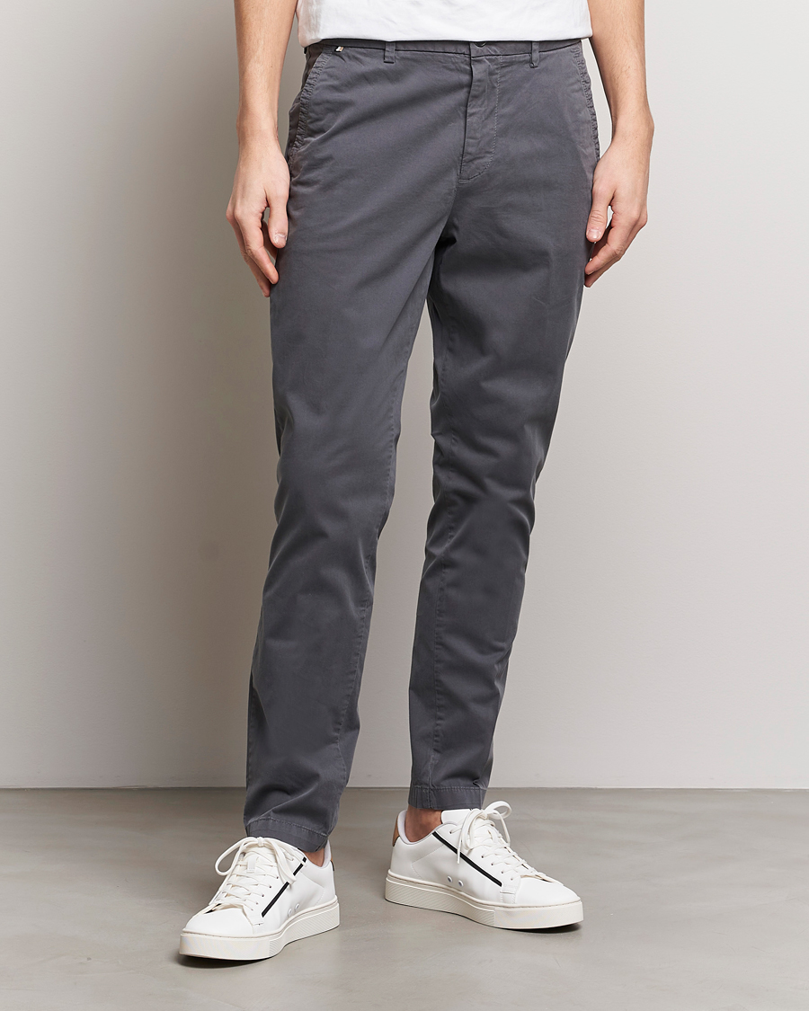 Herren | Business & Beyond | BOSS BLACK | Kaiton Cotton Pants Medium Grey