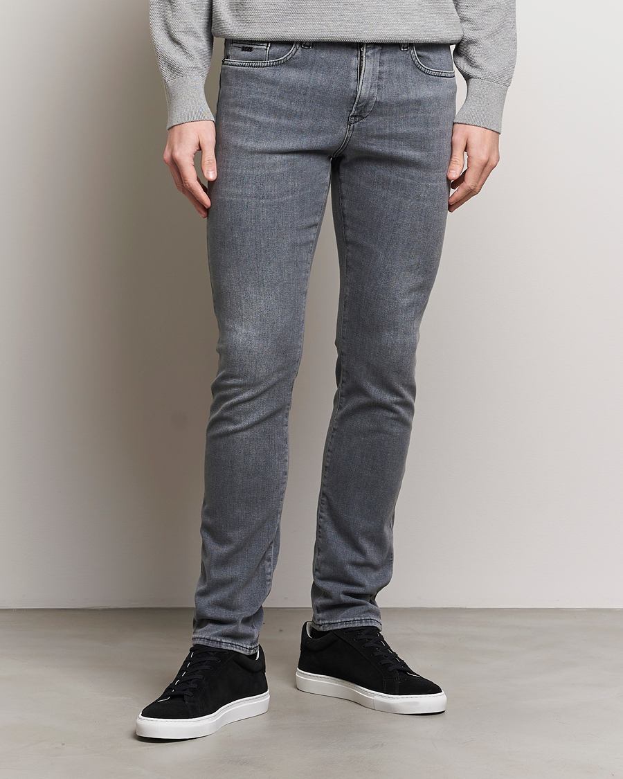 Herren | Business & Beyond | BOSS BLACK | Delaware Jeans Dark Grey