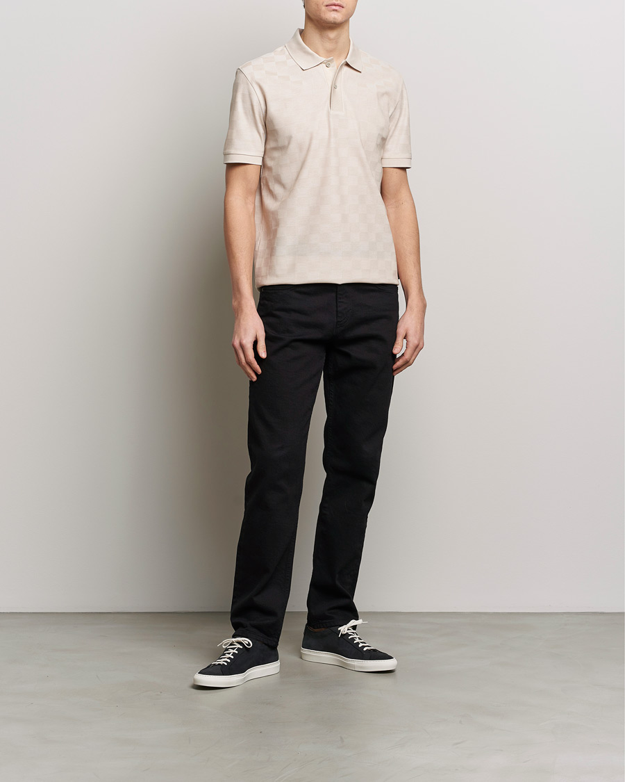 Herren | Poloshirts | BOSS BLACK | Porsche Parlay Jersey Piké Open White