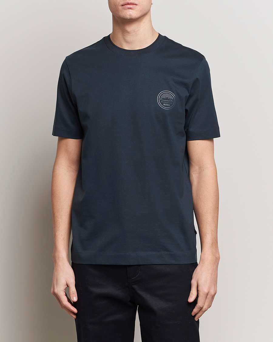 Herren |  | BOSS BLACK | Porsche Thompson T-Shirt Dark Blue