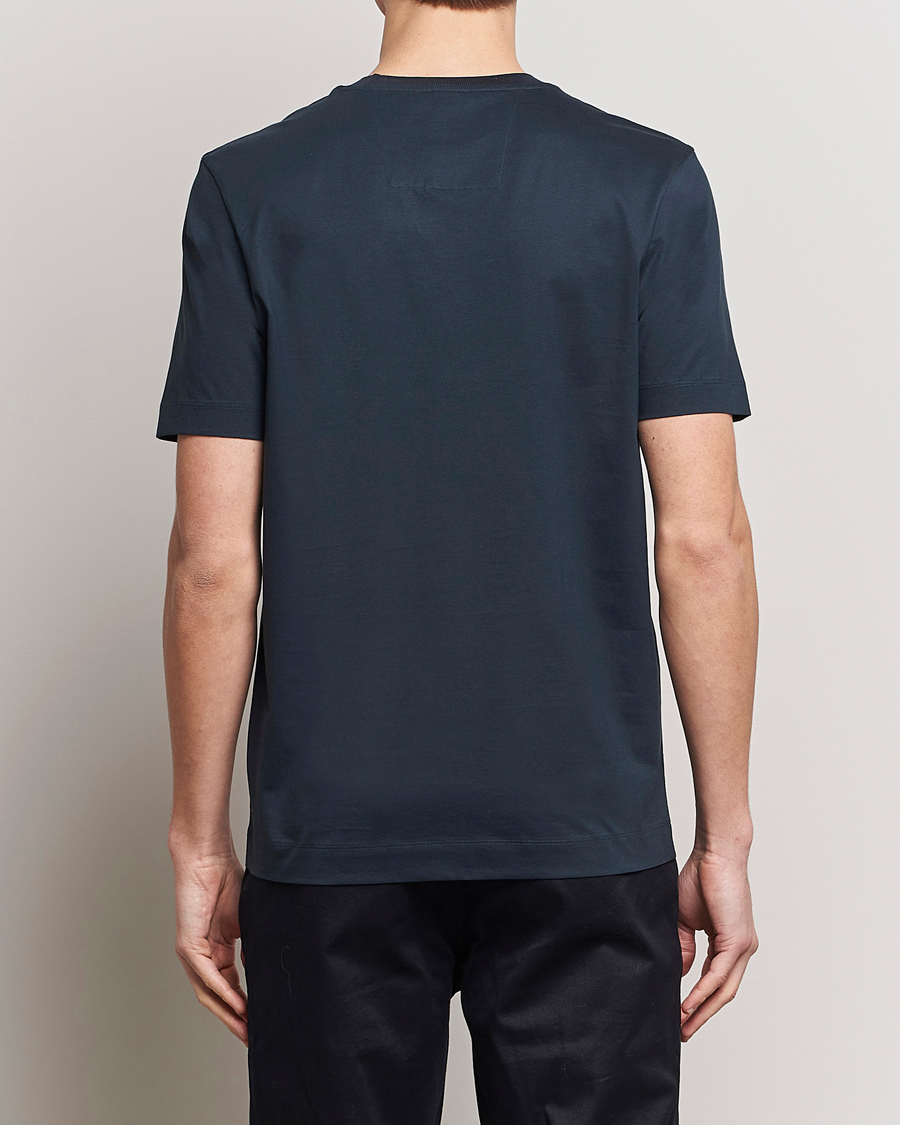 Herren | T-Shirts | BOSS BLACK | Porsche Thompson T-Shirt Dark Blue