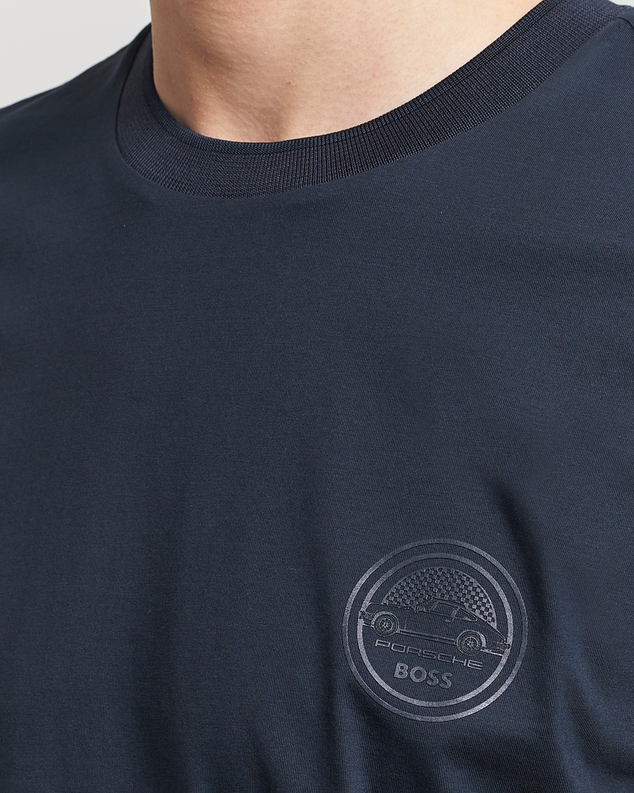 Herren | T-Shirts | BOSS BLACK | Porsche Thompson T-Shirt Dark Blue