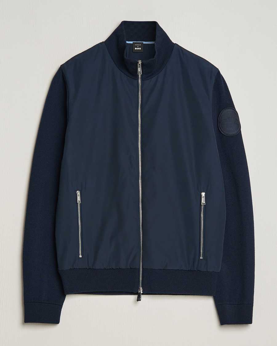 Herren | Jacken | BOSS BLACK | Porsche Papillon Hybrid Jacket Dark Blue