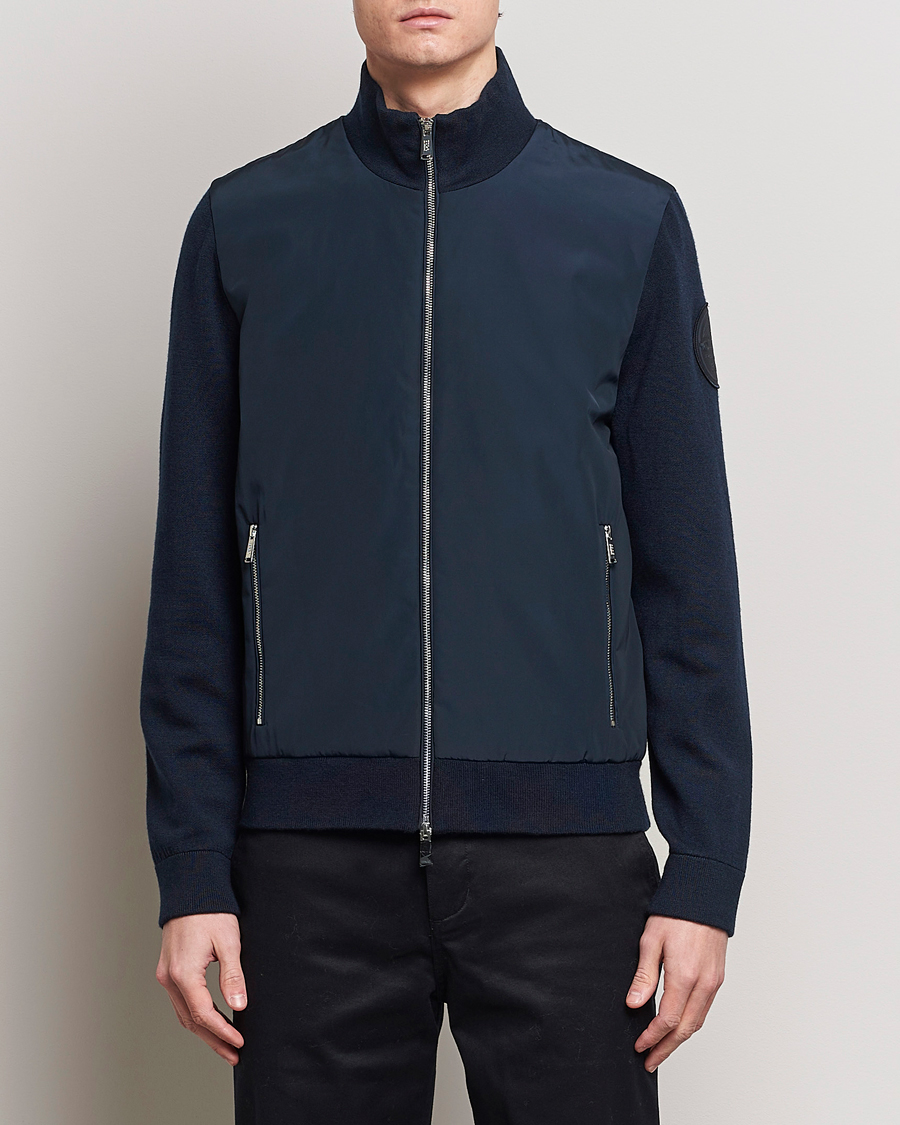 Herr |  | BOSS BLACK | Porsche Papillon Hybrid Jacket Dark Blue