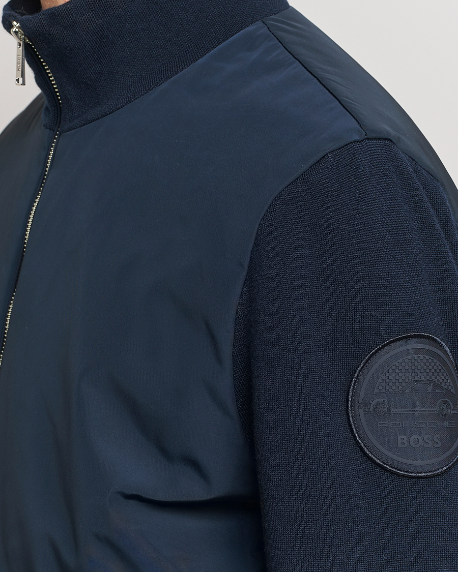 Herren | Jacken | BOSS BLACK | Porsche Papillon Hybrid Jacket Dark Blue
