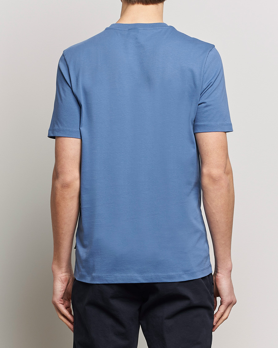 Herren | T-Shirts | BOSS BLACK | Thompson Crew Neck T-Shirt Open Blue