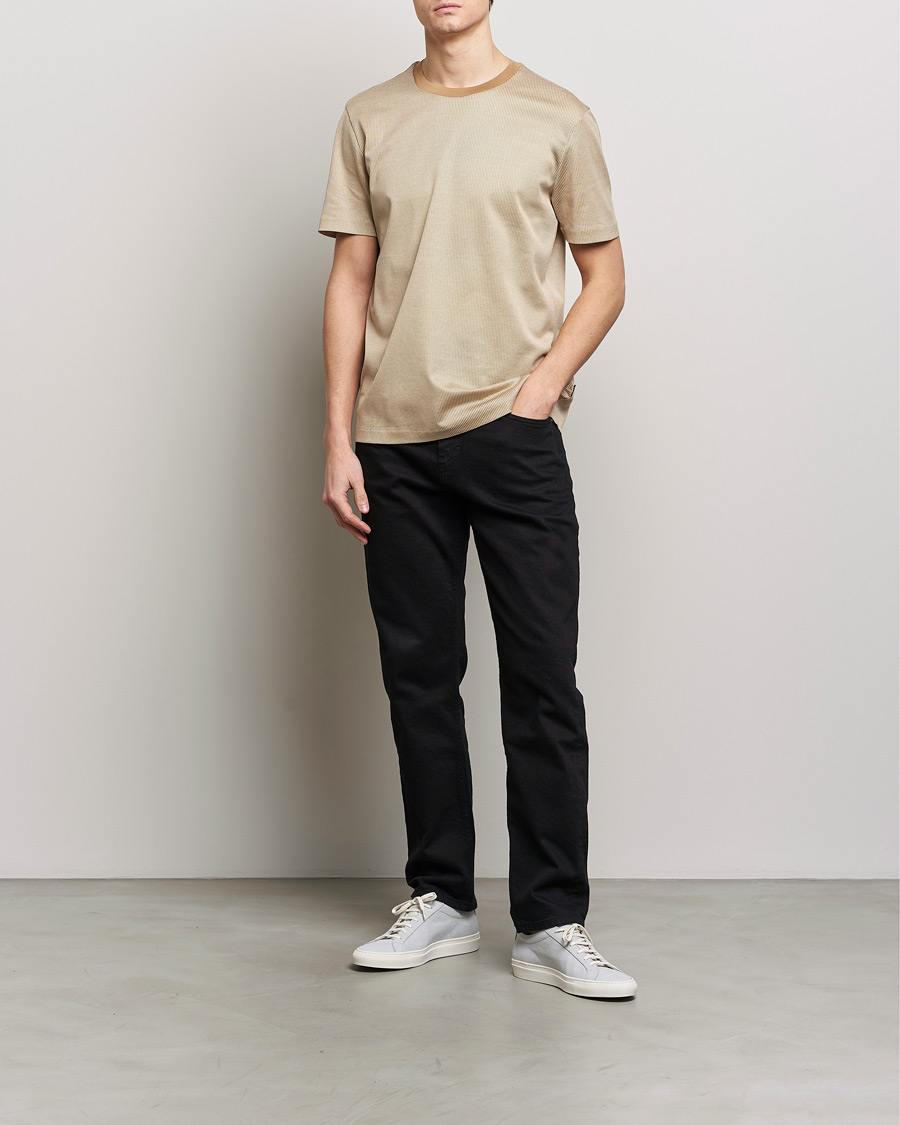Herren | T-Shirts | BOSS BLACK | Tiburt Crew Neck T-Shirt Medium Beige