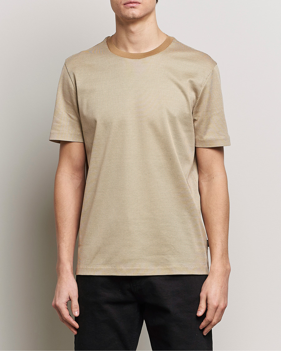 Herren | Kurzarm T-Shirt | BOSS BLACK | Tiburt Crew Neck T-Shirt Medium Beige