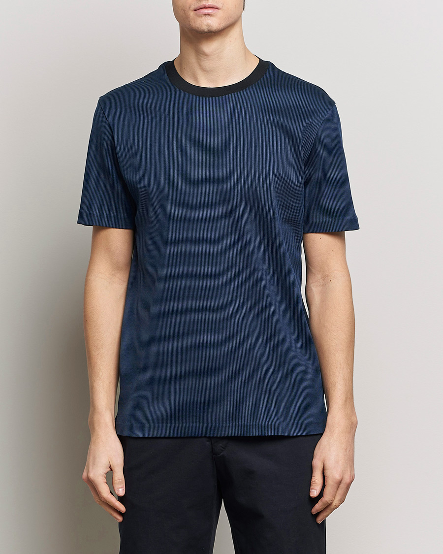 Herr |  | BOSS BLACK | Tiburt Crew Neck T-Shirt Dark Blue