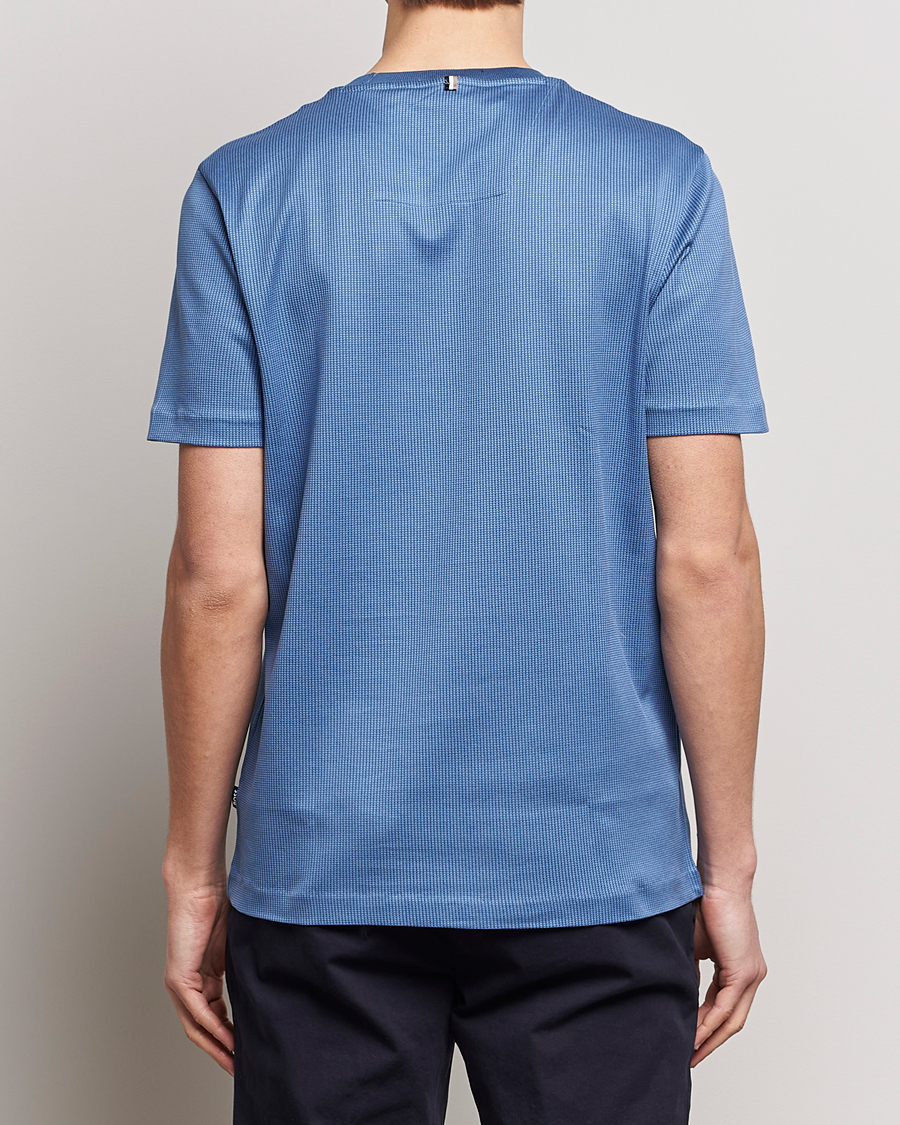 Herren | T-Shirts | BOSS BLACK | Tiburt Crew Neck T-Shirt Open Blue