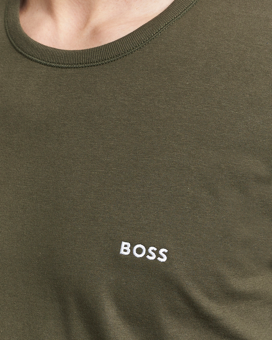 Herren | T-Shirts | BOSS BLACK | 3-Pack Crew Neck T-Shirt Black/Blue/Green