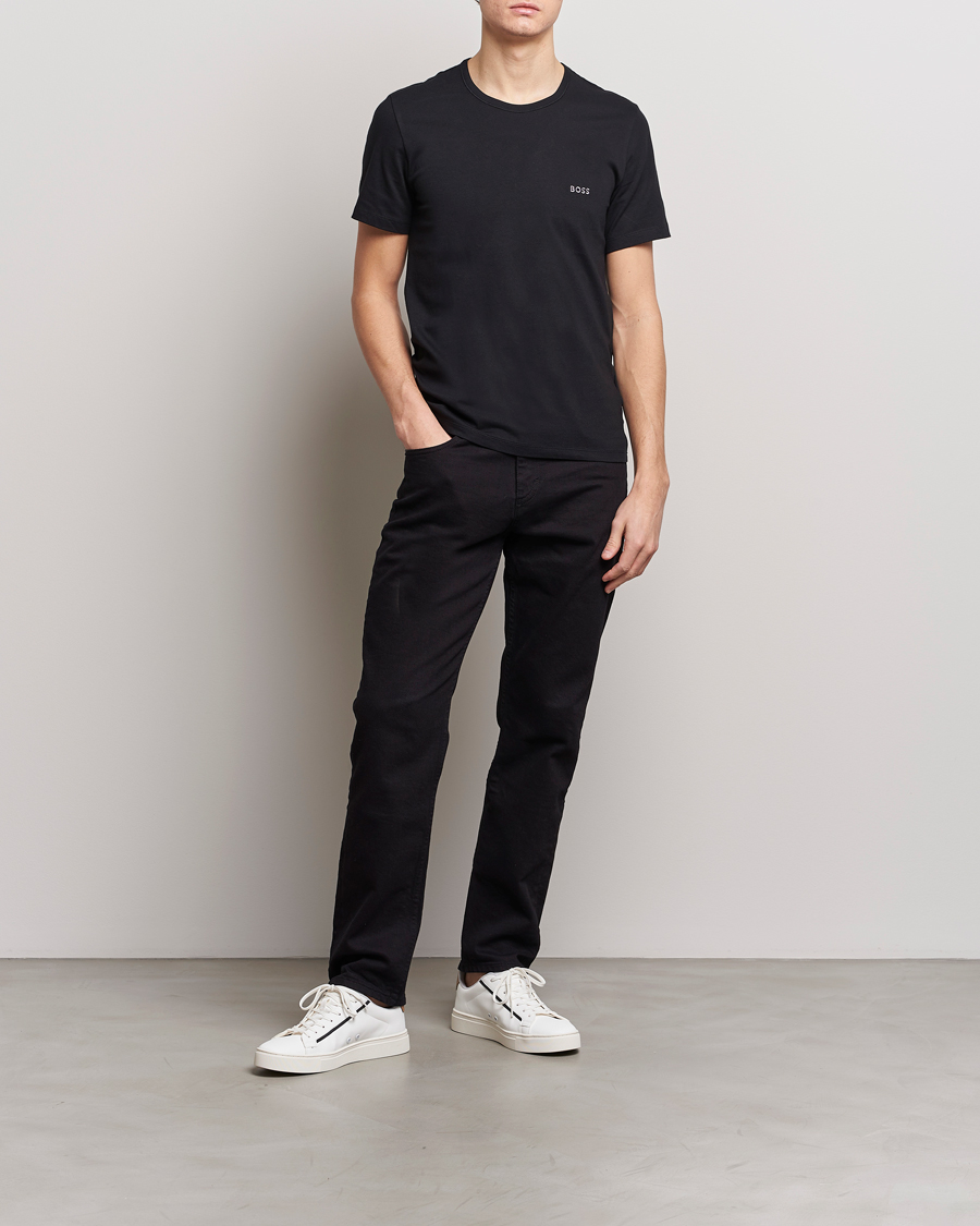 Herren | T-Shirts | BOSS BLACK | 3-Pack Crew Neck T-Shirt Black/White/Blue