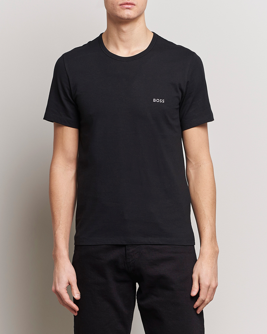 Herr | Multipack | BOSS BLACK | 3-Pack Crew Neck T-Shirt Black/White/Blue