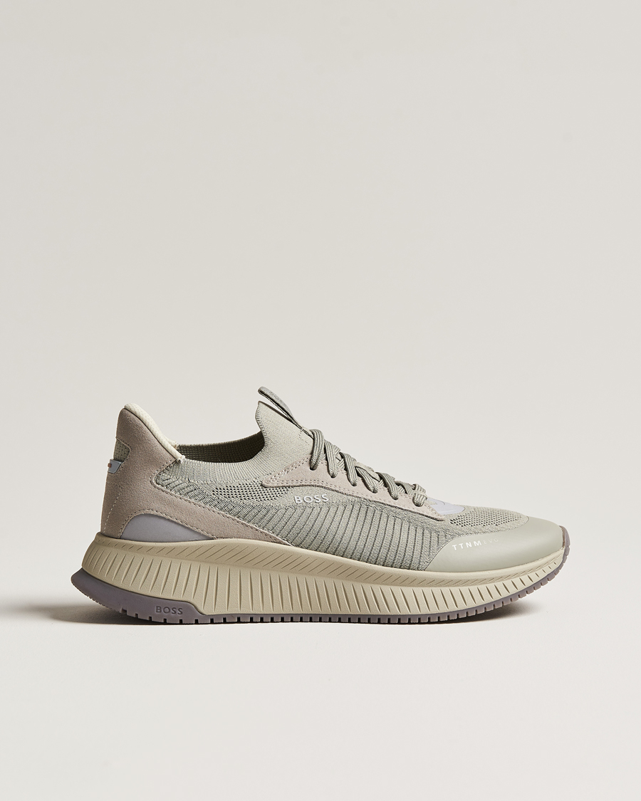 Herren | BOSS BLACK Titanium Evo Sneaker Open Grey | BOSS BLACK | Titanium Evo Sneaker Open Grey