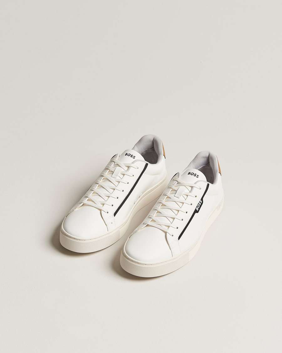 Herren |  | BOSS BLACK | Rhys Tenn Sneaker Open White