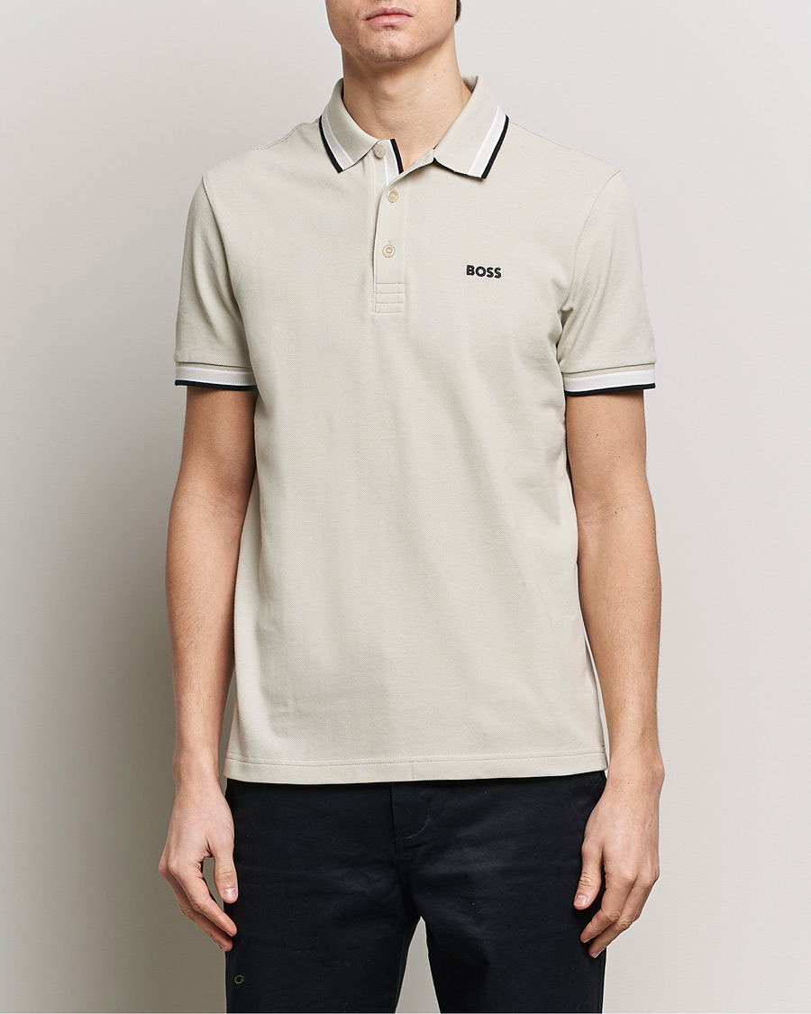 Herren | Poloshirt | BOSS GREEN | Paddy Piké Light Beige