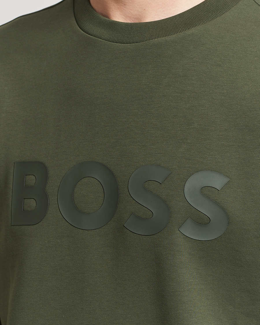 Herren | Pullover | BOSS GREEN | Salbo Logo Sweatshirt Open Green