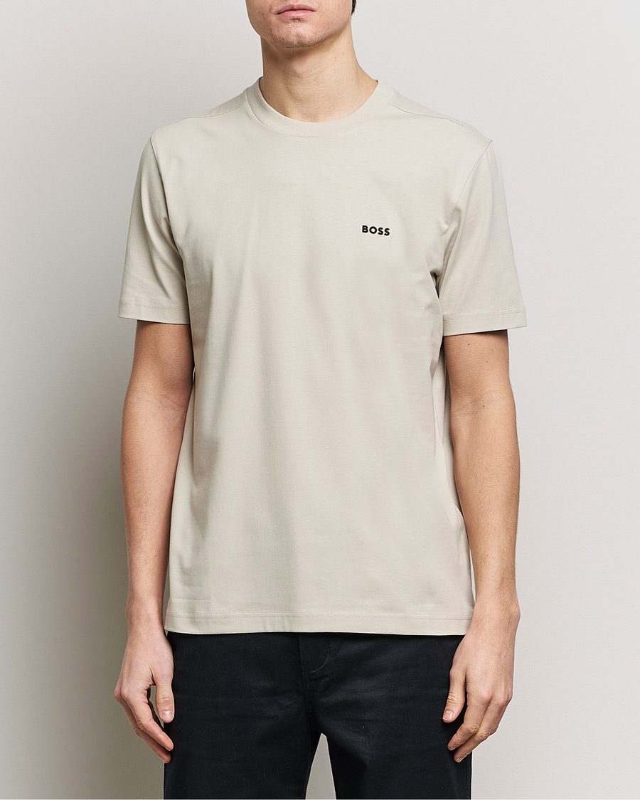 Herren | Treue-Rabatt für Stammkunden | BOSS GREEN | Crew Neck T-Shirt Light Beige