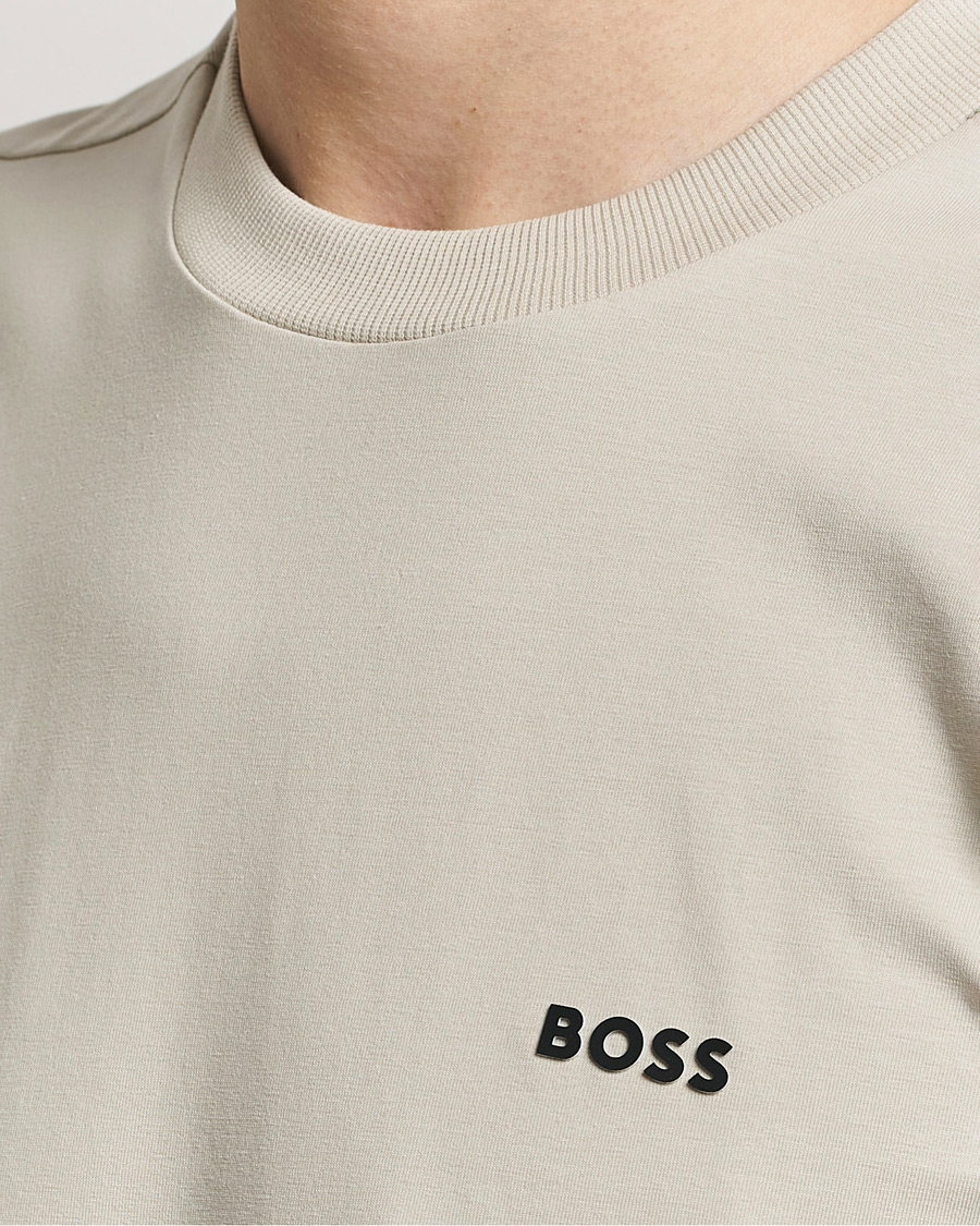 Herren | T-Shirts | BOSS GREEN | Crew Neck T-Shirt Light Beige