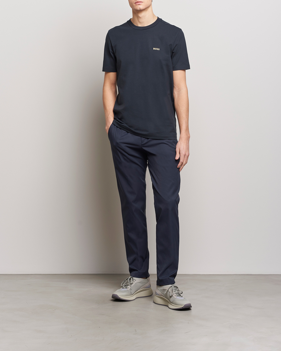 Herren | T-Shirts | BOSS GREEN | Crew Neck T-Shirt Dark Blue