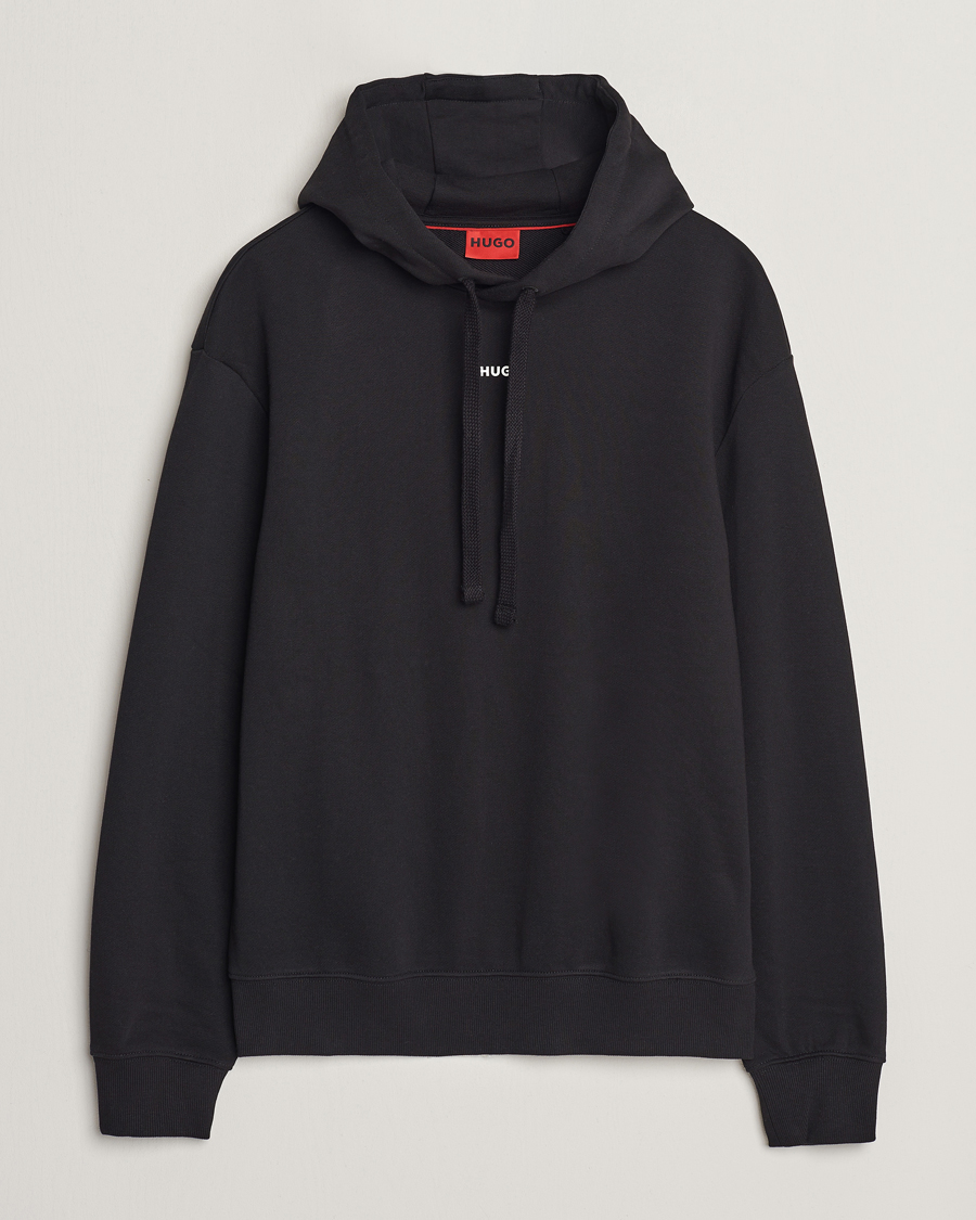Herren | Pullover | HUGO | Dapo Logo Hoodie Black