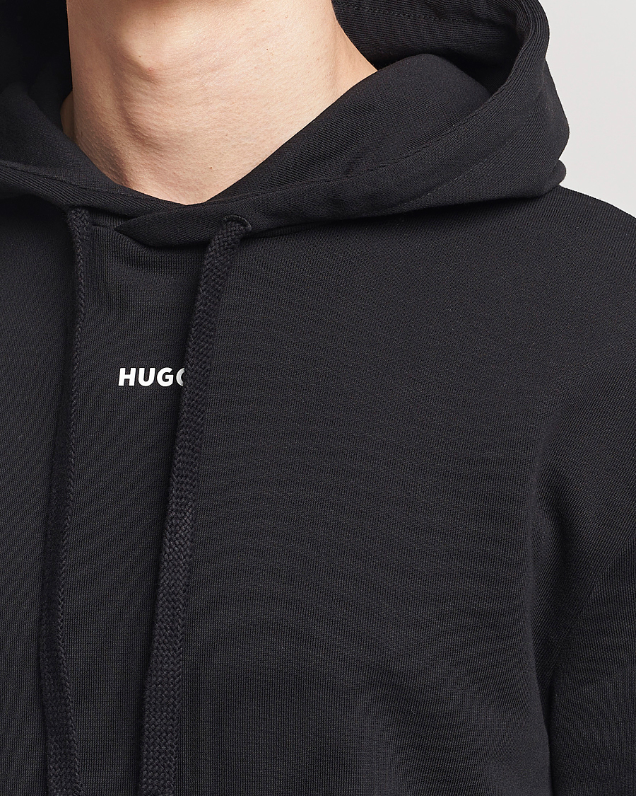 Herren | Pullover | HUGO | Dapo Logo Hoodie Black
