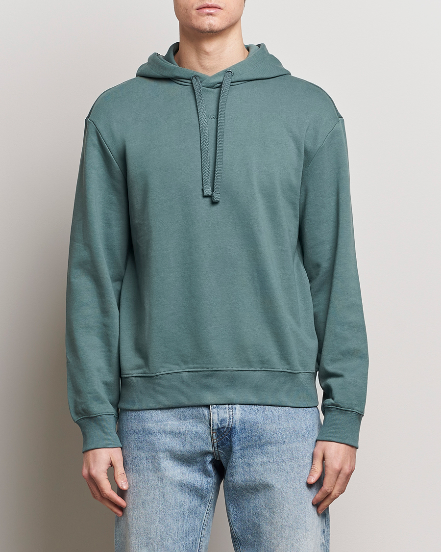 Herren | Pullover | HUGO | Dapo Logo Hoodie Dark Green