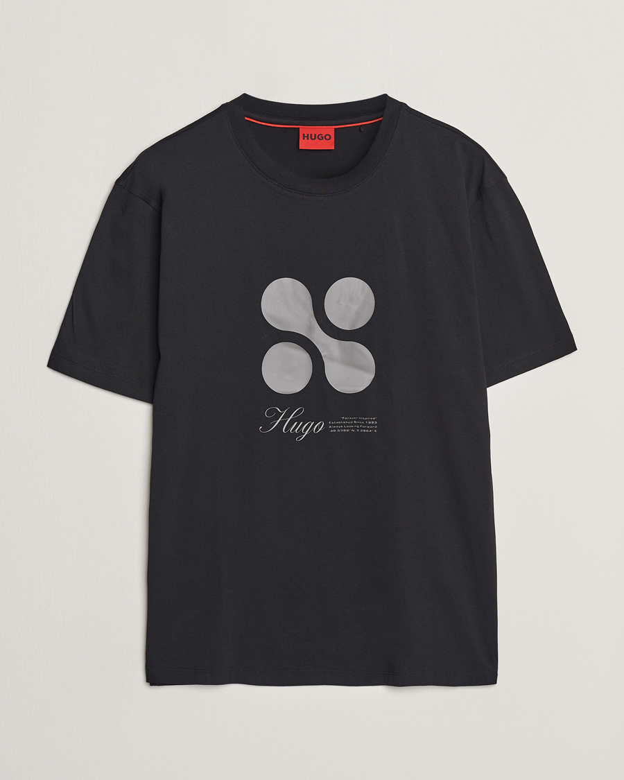 Herren | T-Shirts | HUGO | Dooling Logo T-Shirt Black