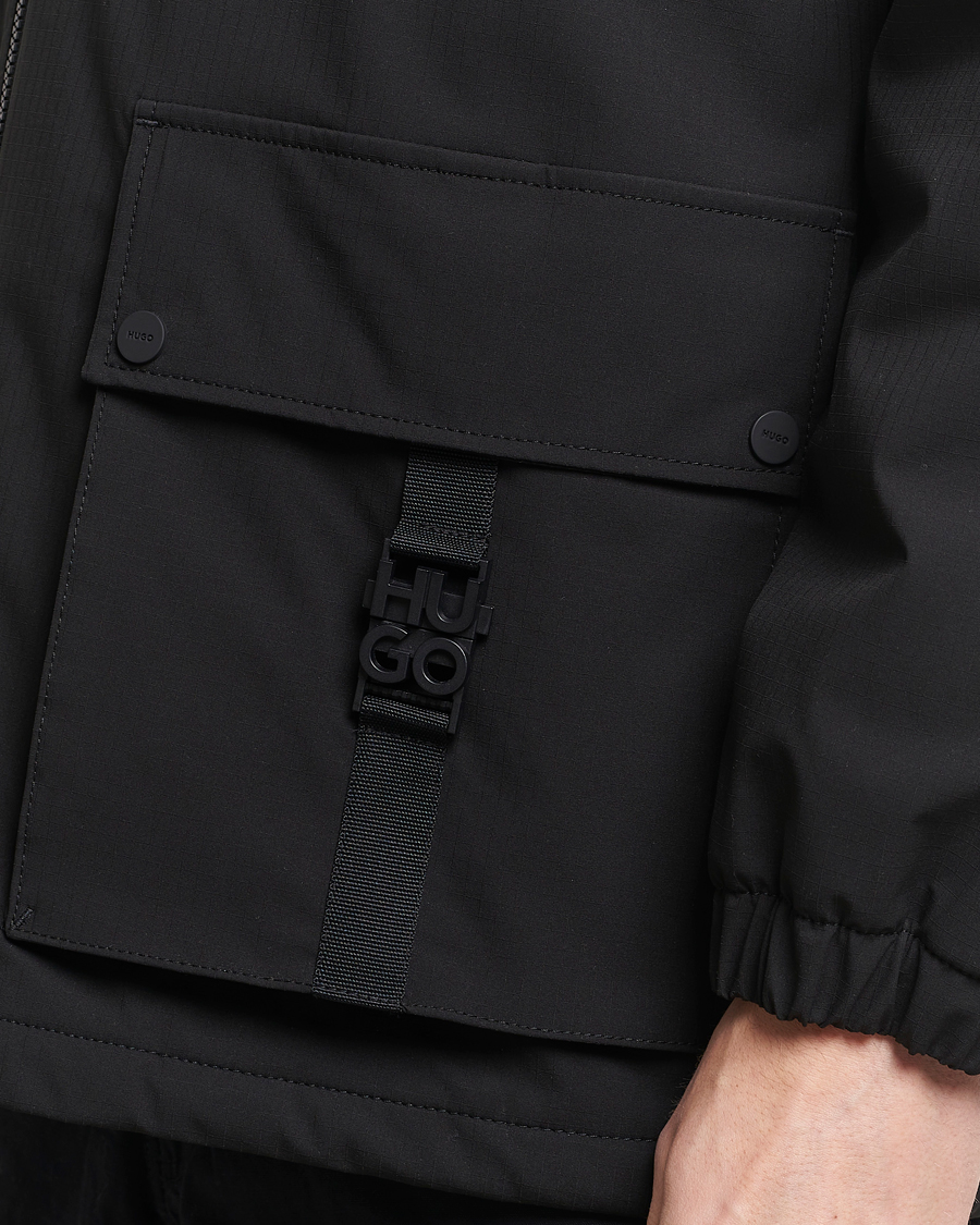 Herren | Jacken | HUGO | Borjo Hooded Jacket Black