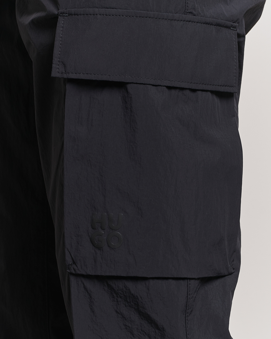 Herren | Hosen | HUGO | Gero Nylon Cargo Pants Black