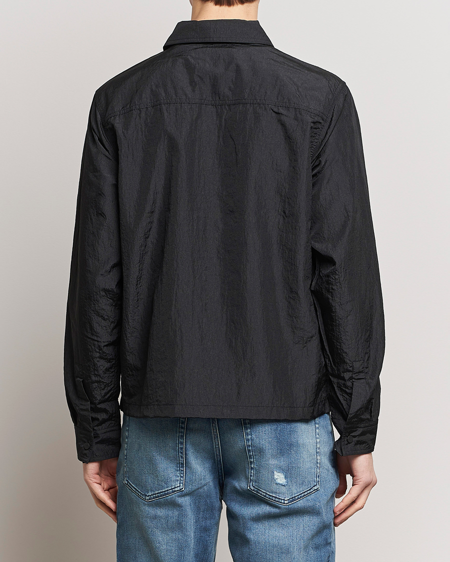 Herren | Hemden | HUGO | Emalo Full-Zip Overshirt Black