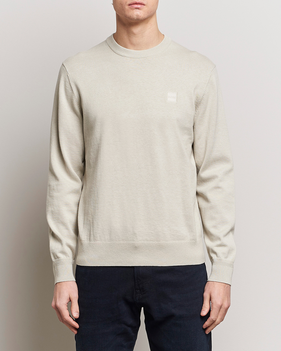 Men |  | BOSS ORANGE | Kanovano Knitted Sweater Light Beige