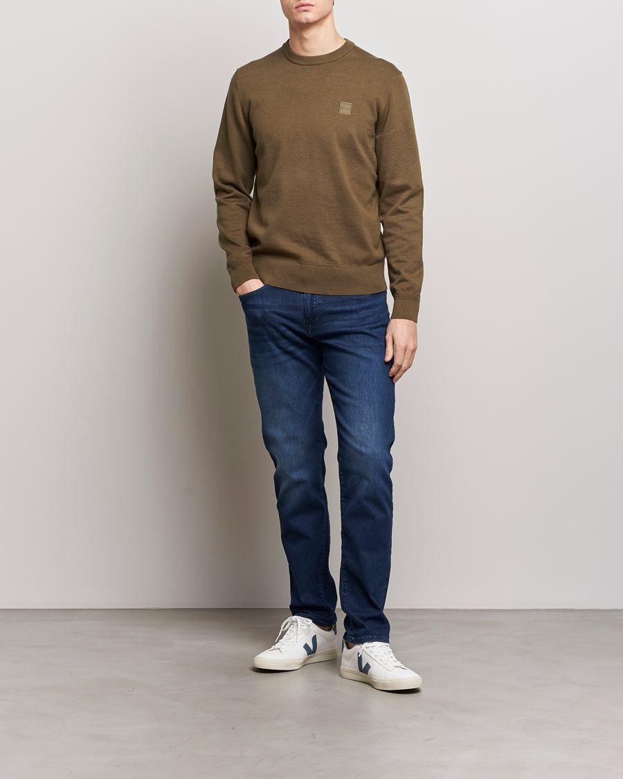 Herren | Pullover | BOSS ORANGE | Kanovano Knitted Sweater Open Green