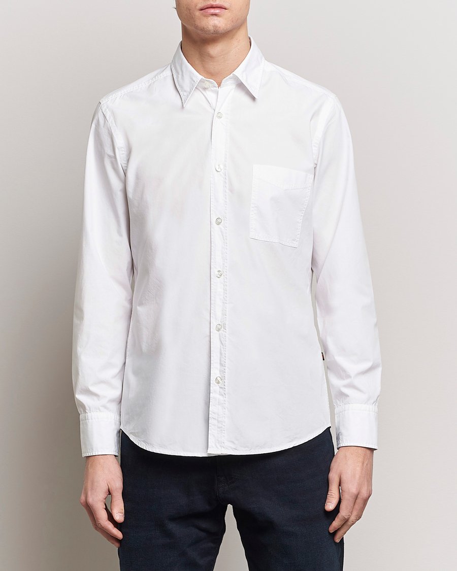 Herren |  | BOSS ORANGE | Relegant Cotton Pocket Shirt White