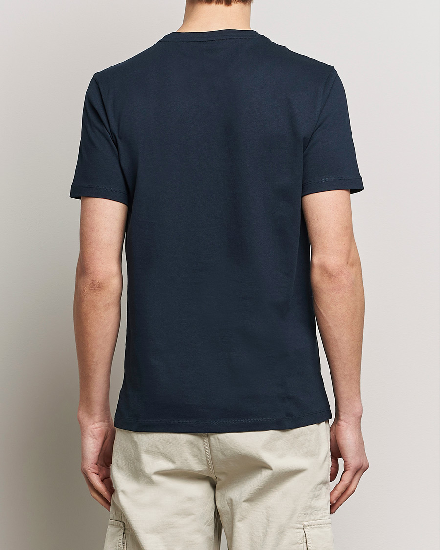 Herren | T-Shirts | BOSS ORANGE | Tales Logo Crew Neck T-Shirt Dark Blue