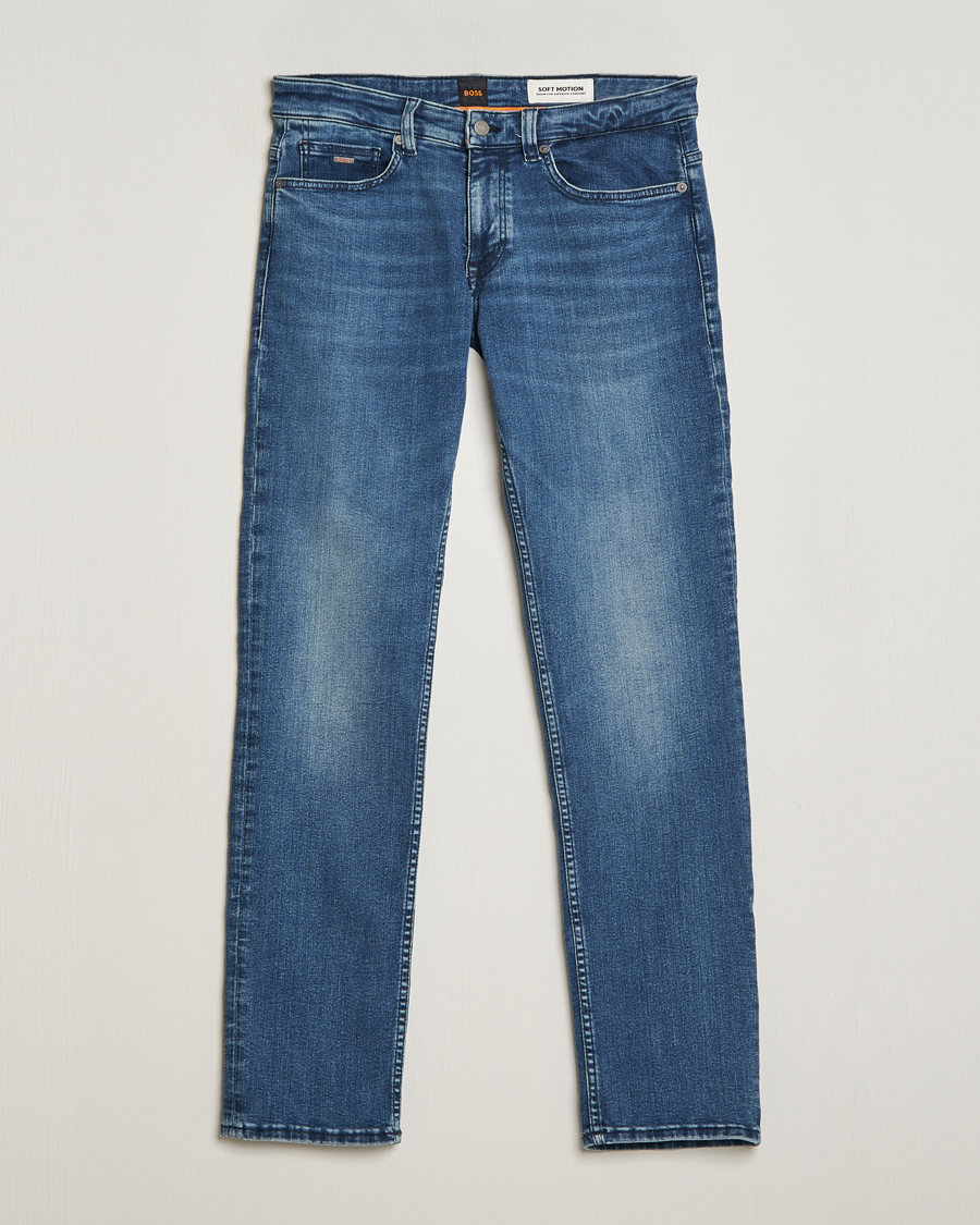 Herren | Jeans | BOSS ORANGE | Delaware Slim Fit Stretch Jeans Bright Blue