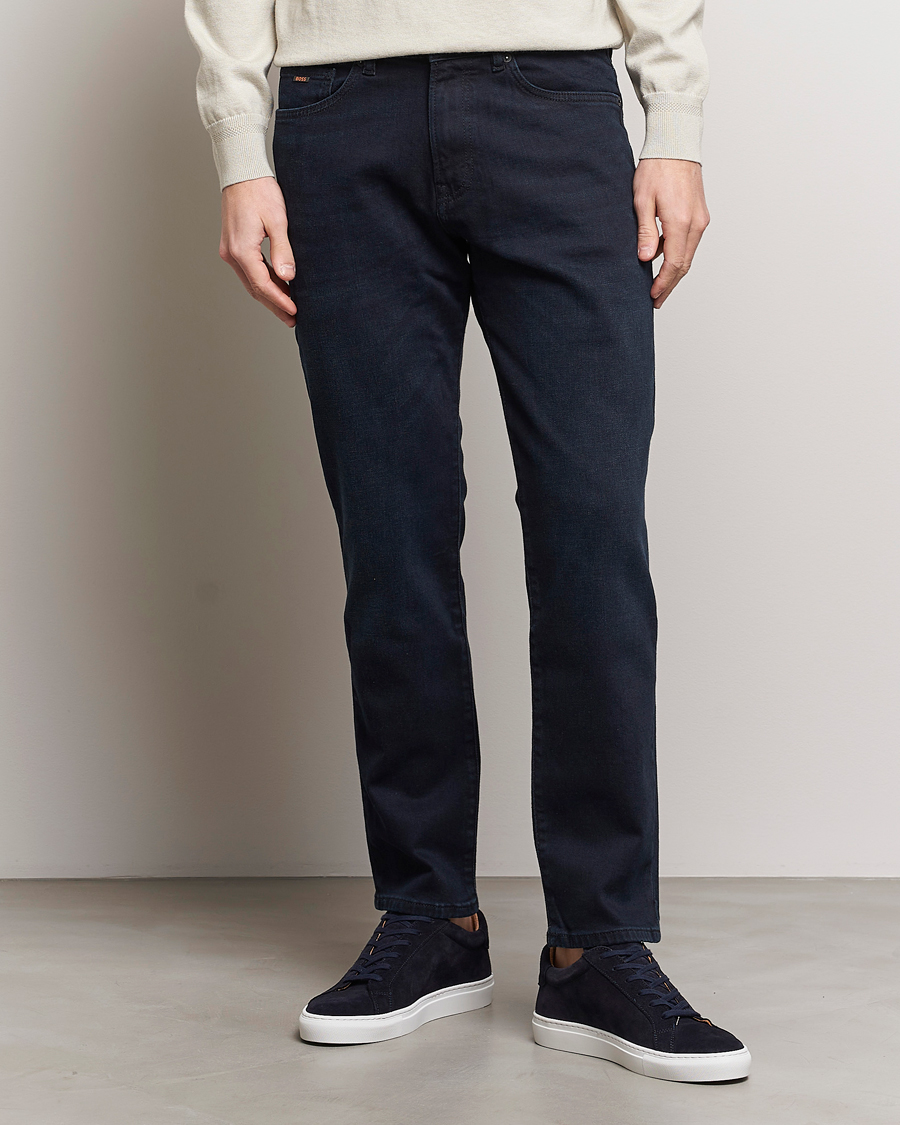 Herren | Jeans | BOSS ORANGE | Re.Maine Regular Fit Stretch Jeans Dark Blue