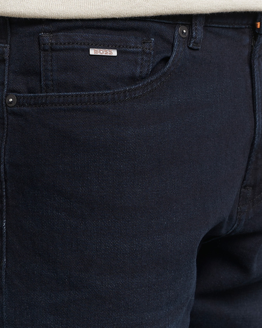 Herren | Jeans | BOSS ORANGE | Re.Maine Regular Fit Stretch Jeans Dark Blue