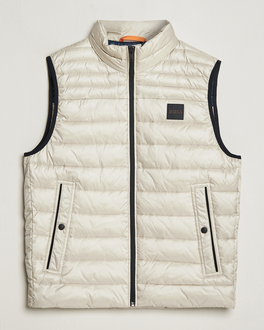 Herren | Jacken | BOSS ORANGE | Odeno1 Down Vest Light Beige
