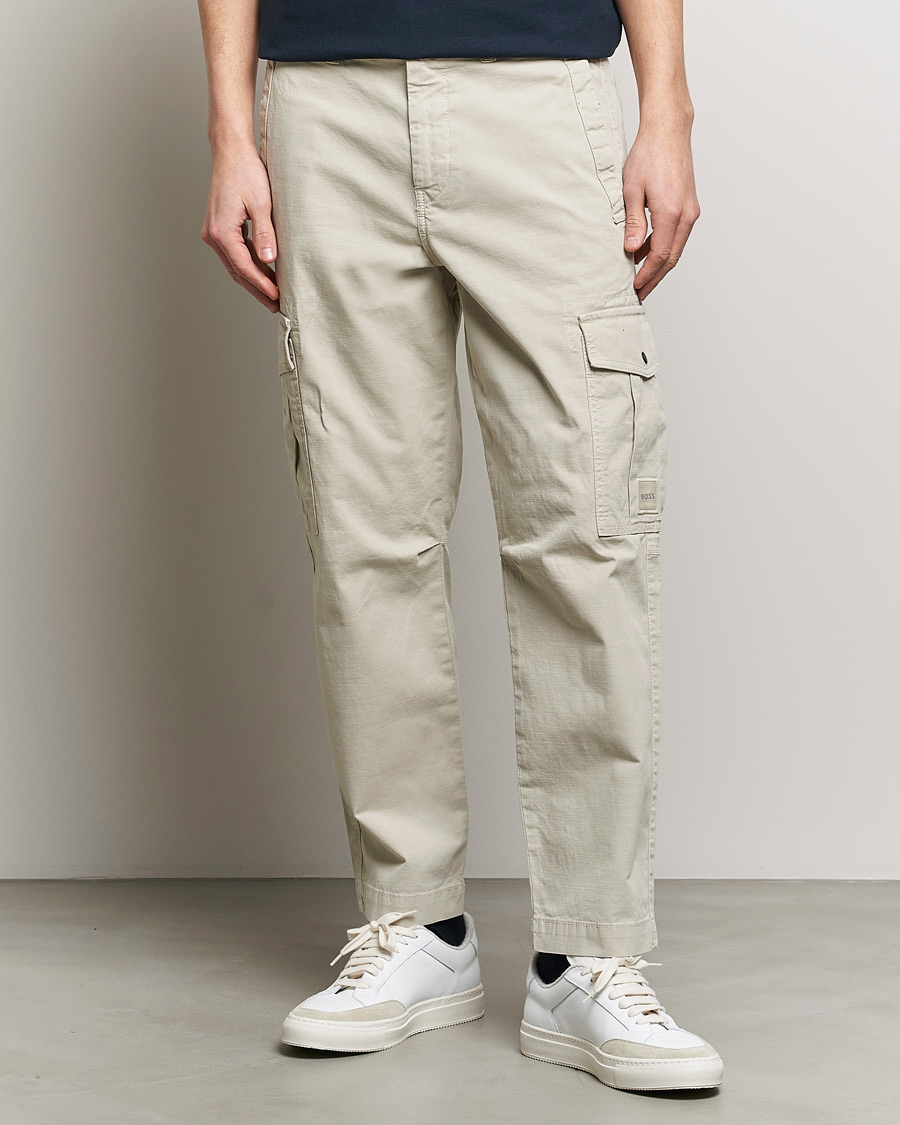 Herren | BOSS | BOSS ORANGE | Sisla 5-Pocket Cargo Pants Light Beige