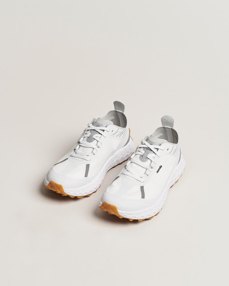 Herren | Laufschuhe Sneaker | Norda | 001 Running Sneakers White/Gum