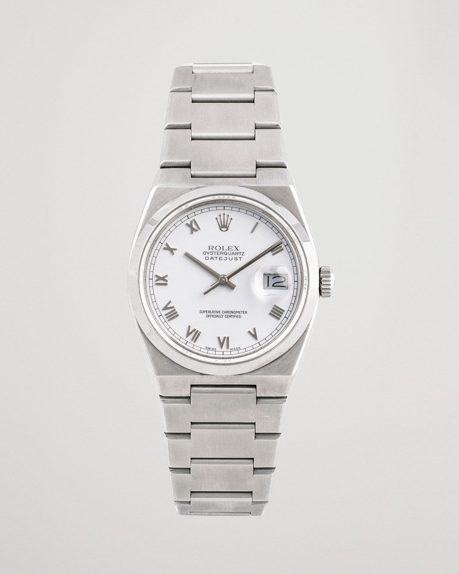 Herren | Rolex Pre-Owned Oysterquartz 17000 Silver | Rolex Pre-Owned | Oysterquartz 17000 Silver