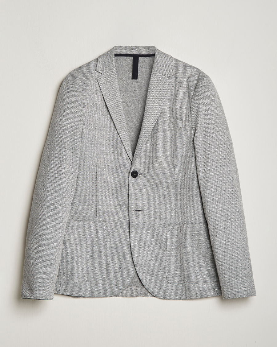 Herren | Sakkos | Harris Wharf London | Linen Blend Blazer Grey