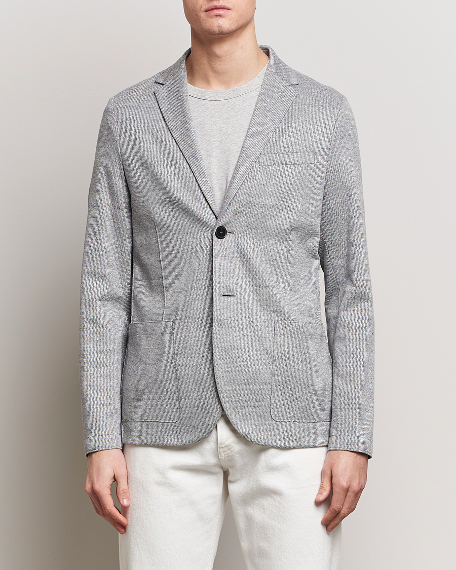 Herren | Sakkos | Harris Wharf London | Linen Blend Blazer Grey