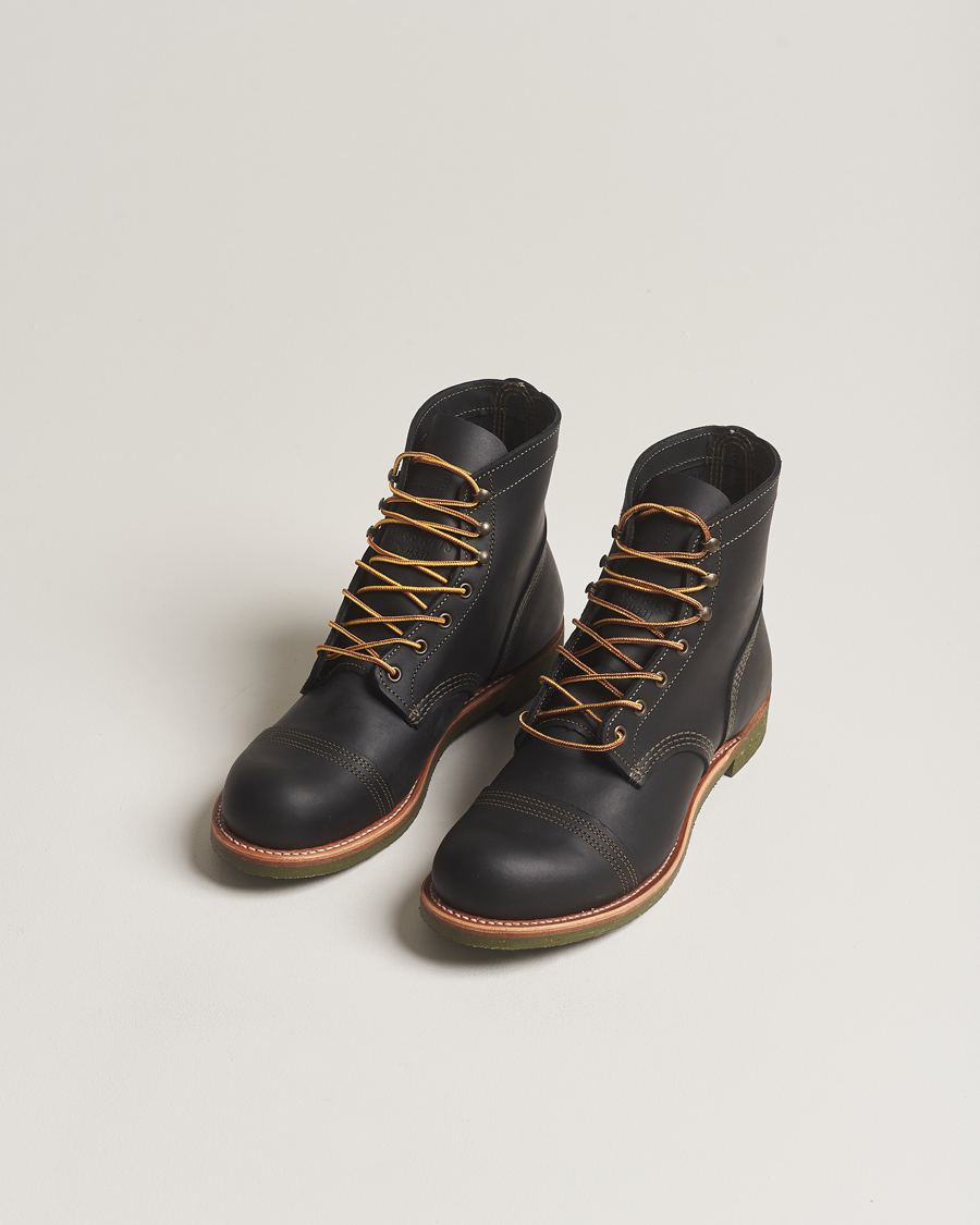 Herren | Schnürboots | Red Wing Shoes | Iron Ranger Riders Room Boot Black Harness