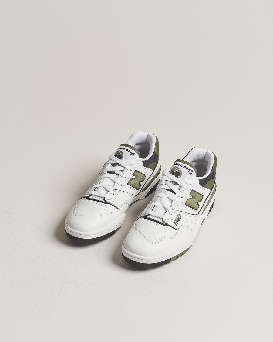 Herren | Treue-Rabatt für Stammkunden | New Balance | 550 Sneakers White/Green