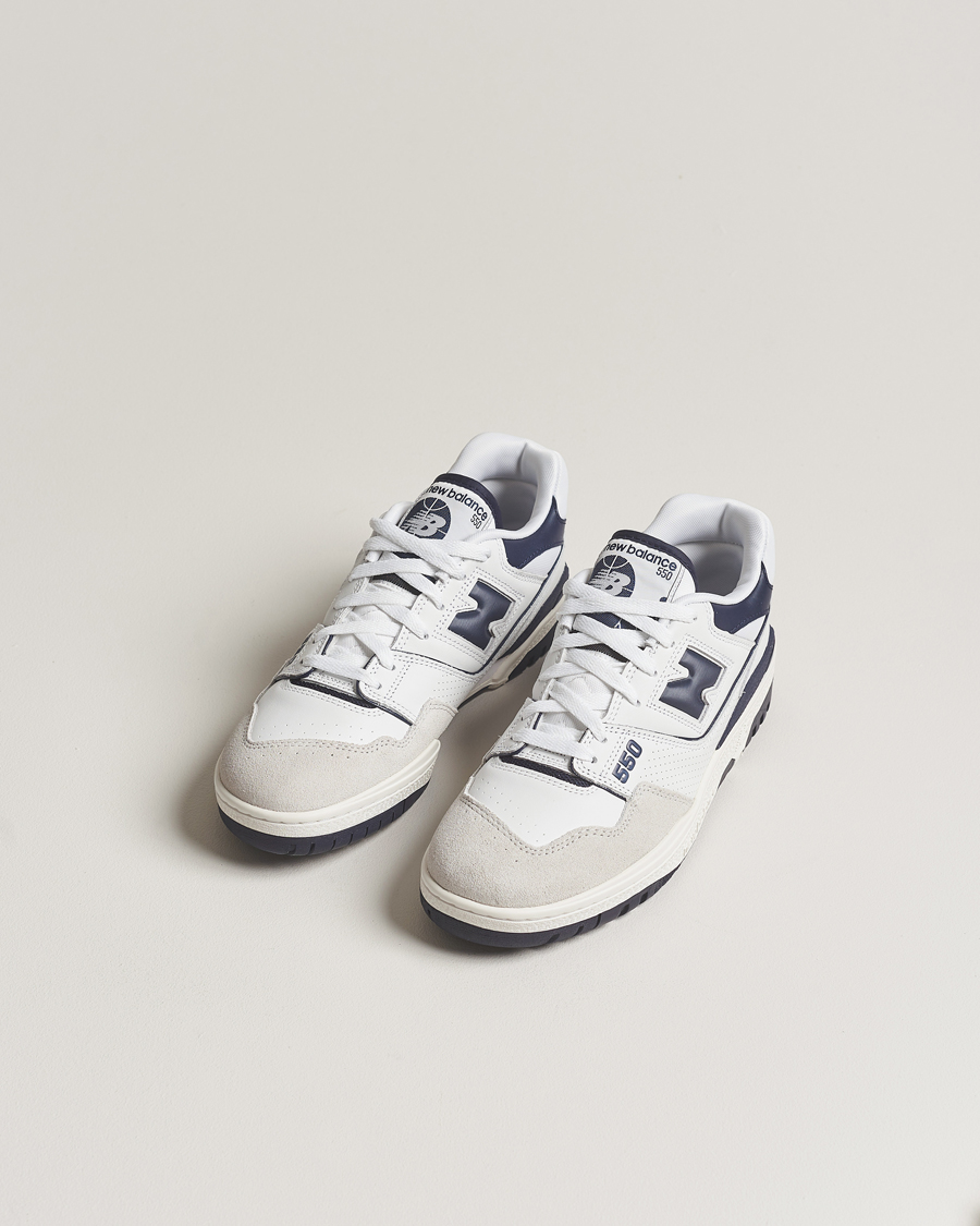 Herren | Weiße Sneakers | New Balance | 550 Sneakers White/Navy